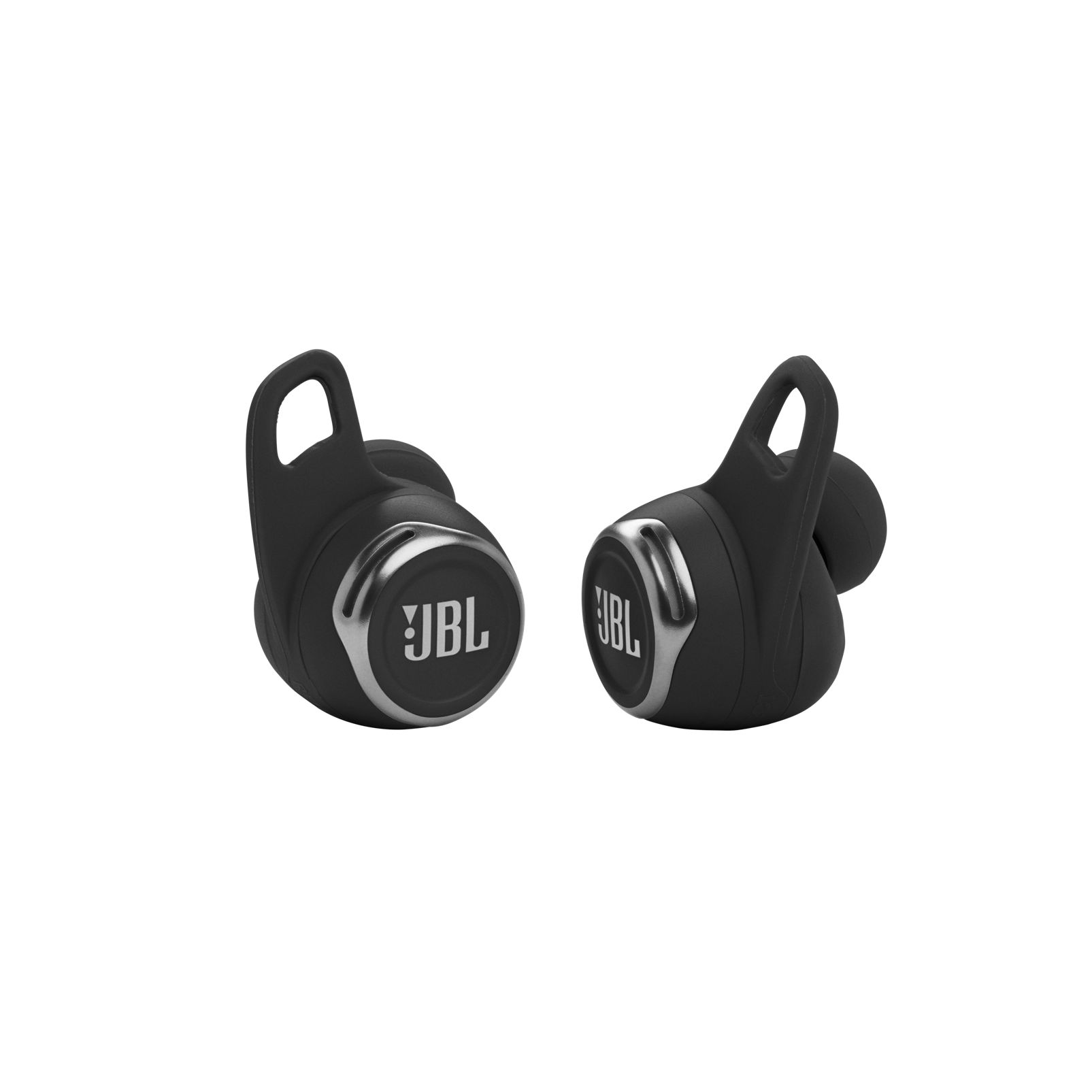 JBL Reflect Flow Pro - Black - Waterproof true wireless Noise Cancelling active sport earbuds - Left